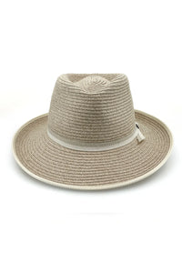 Laura Flexibraid Fedora | Mix Camel