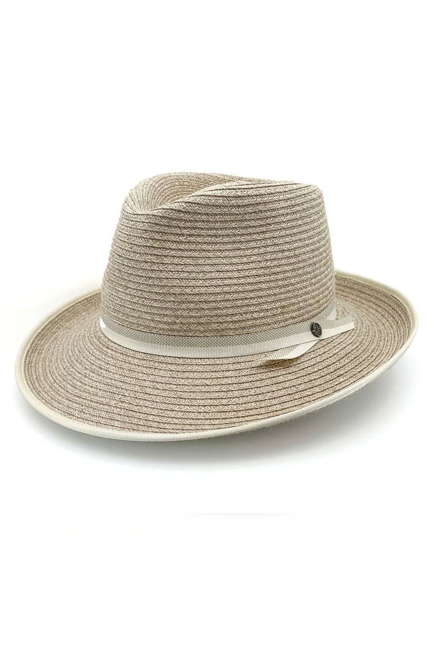 Laura Flexibraid Fedora | Mix Camel