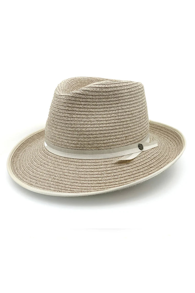 Laura Flexibraid Fedora | Mix Camel