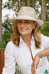 Laura Flexibraid Fedora | Mix Camel
