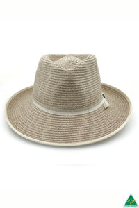 Laura Flexibraid Fedora | Mix Camel