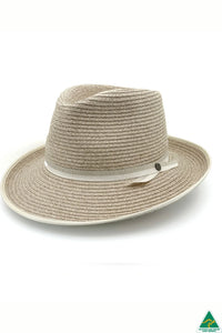 Laura Flexibraid Fedora | Mix Camel