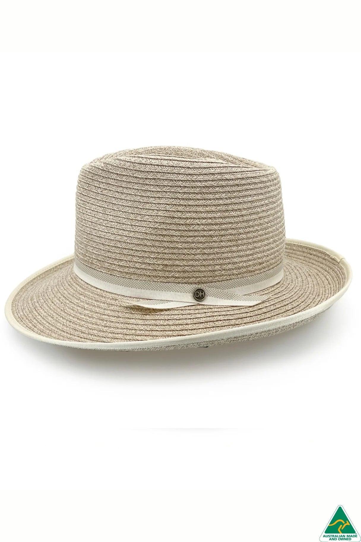 Laura Flexibraid Fedora | Mix Camel