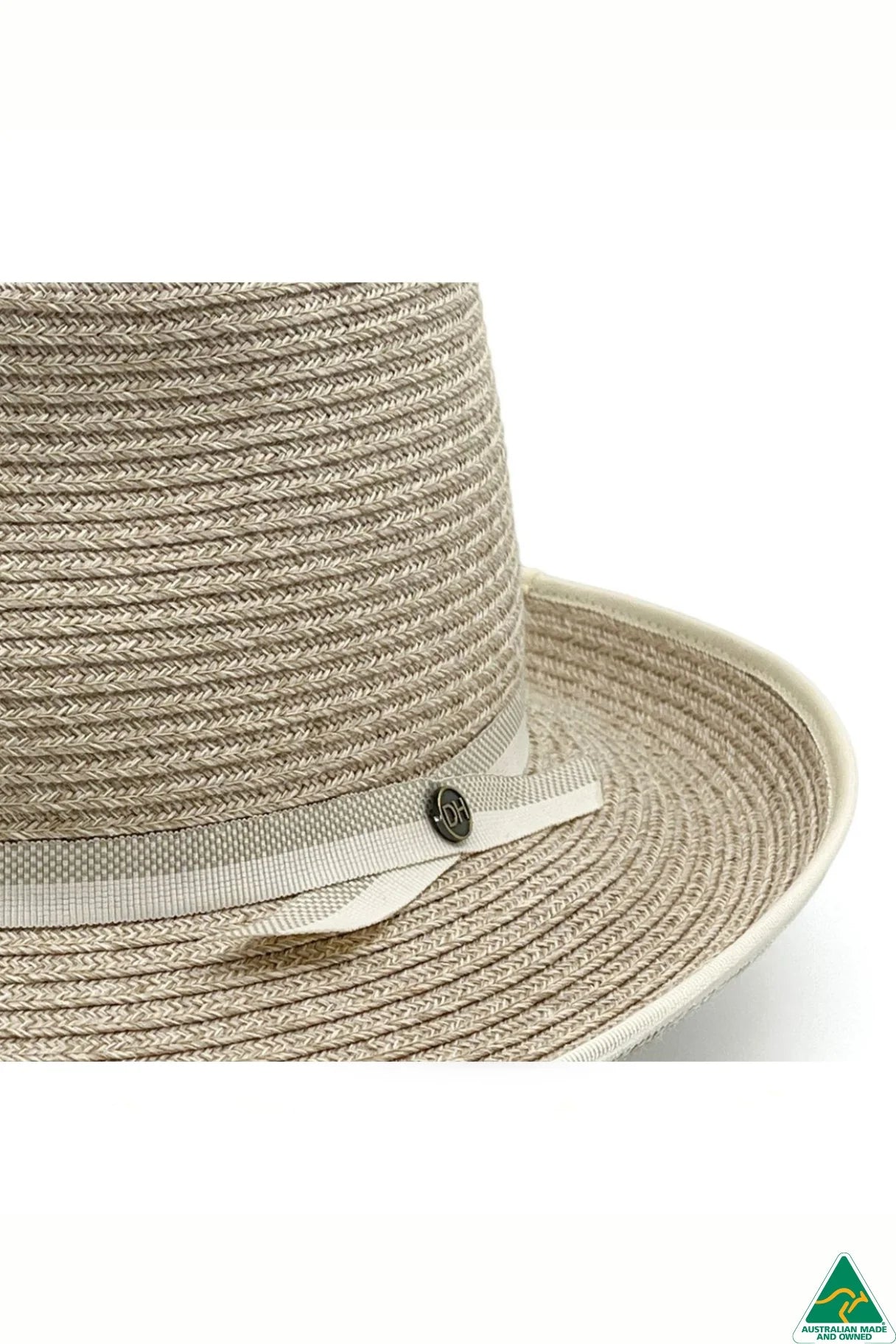 Laura Flexibraid Fedora | Mix Camel