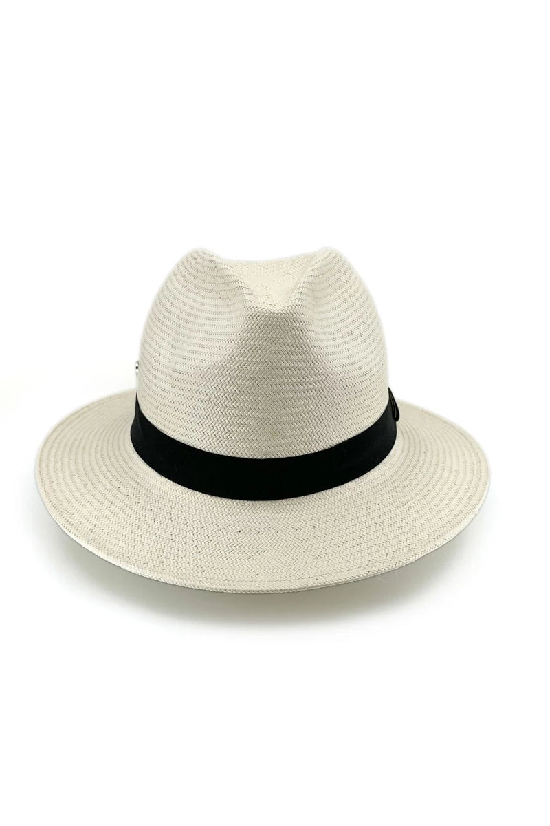 Clarence Fedora | Glazed Straw Ivory