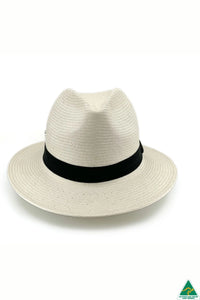 Clarence Fedora | Glazed Straw Ivory