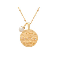 Ocean Dreamer Pendant Necklace | 18 KT Yellow Gold plated