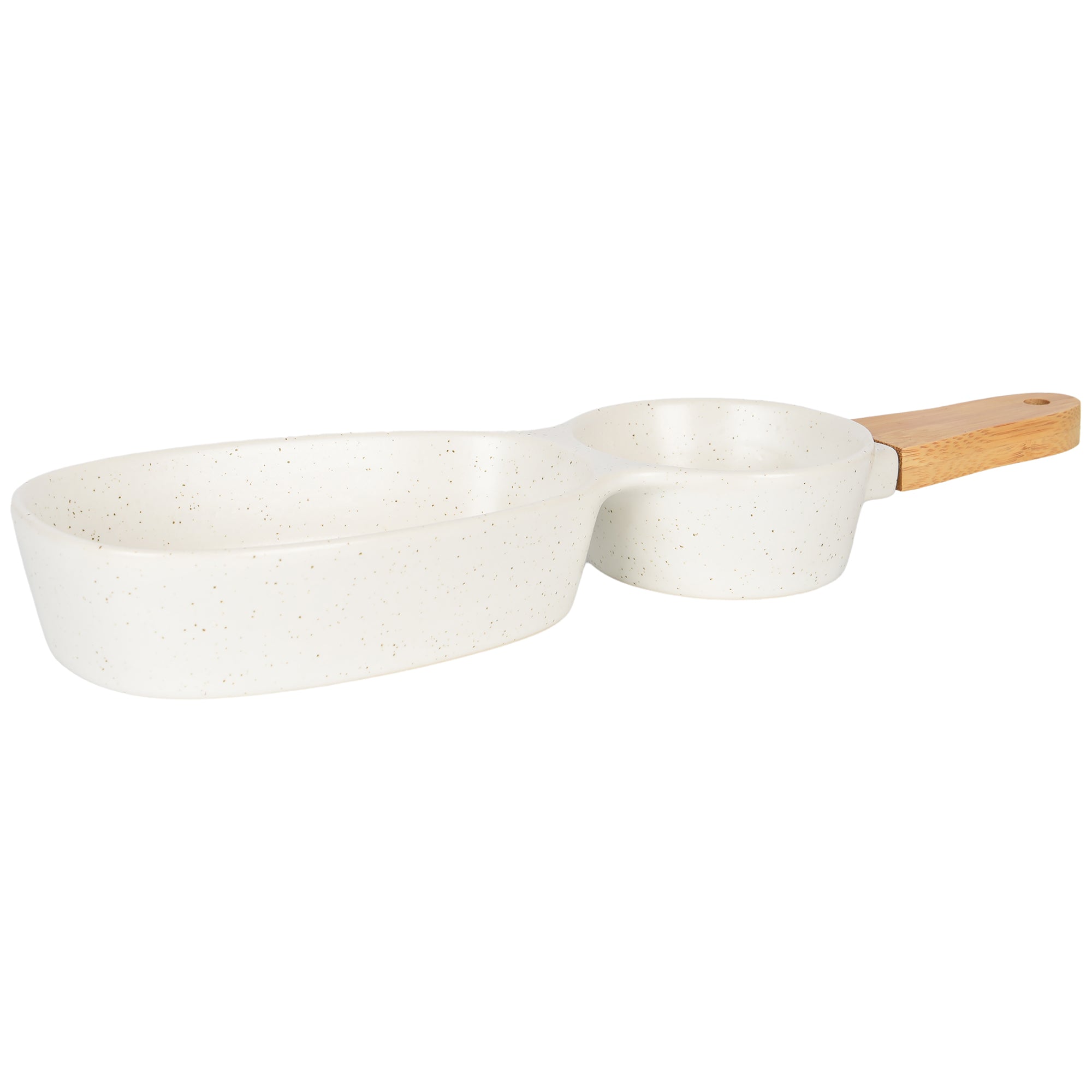 Serve Dish Set Speckle White