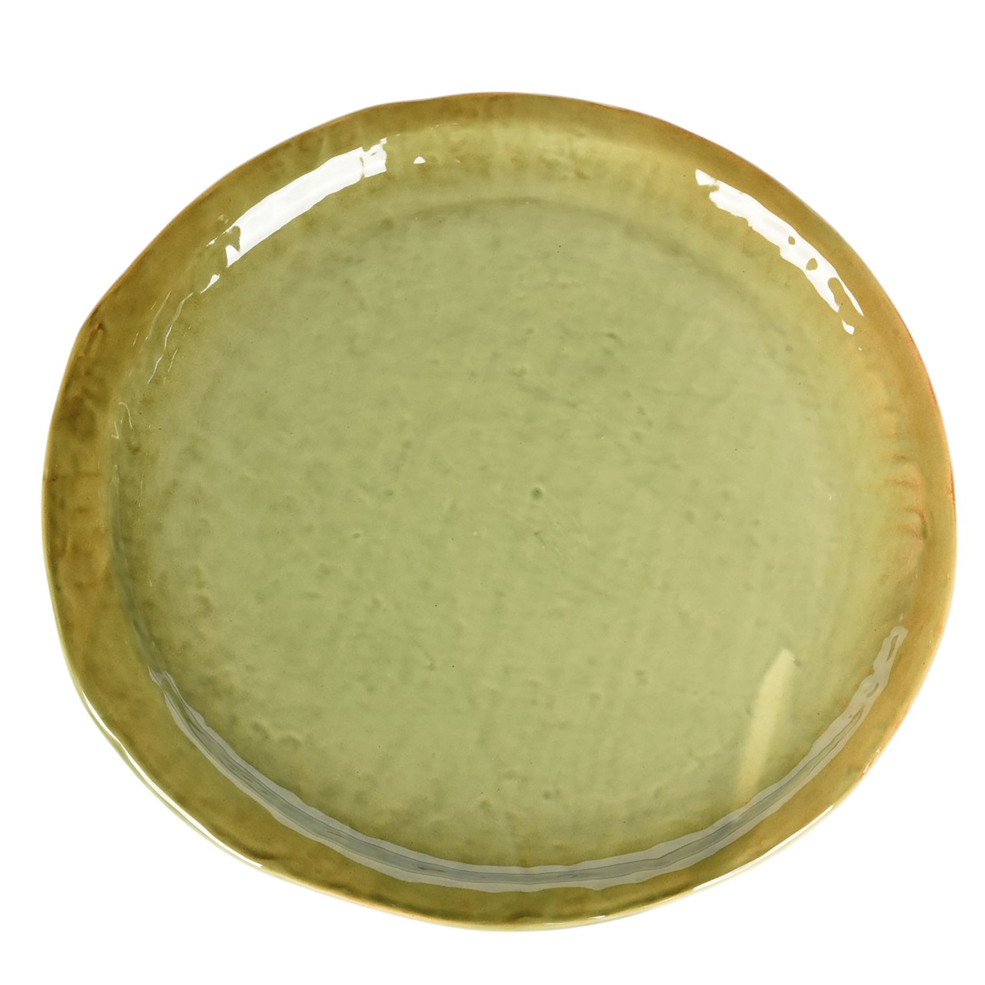 Cirqua Round Plate | Olive
