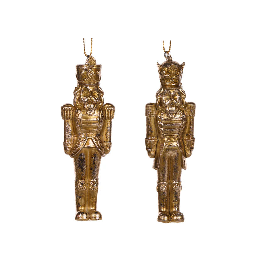Metallic Nutcracker Hanging