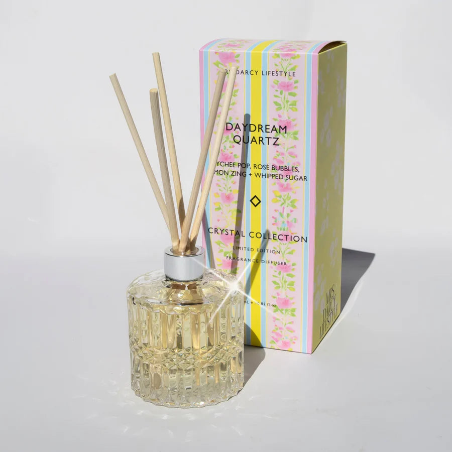 Diffuser Daydream Quartz | Lychee Pop, Rosé Bubbles, Lemon Zing + Whipped Sugar
