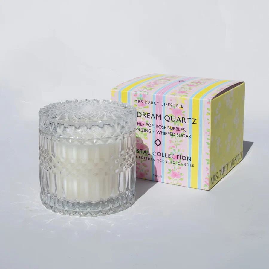 Candle Daydream Quartz | Lychee Pop, Rosé Bubbles, Lemon Zing + Whipped Sugar