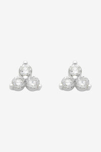 Petite Brigitte Silver Earring