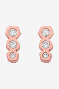 Petite Camille Rose Gold Earring