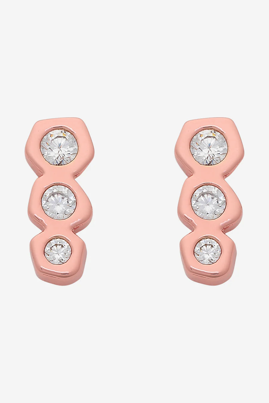 Petite Camille Rose Gold Earring