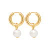 Ms Perla Yellow Gold Earring