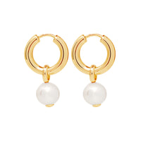 Ms Perla Yellow Gold Earring