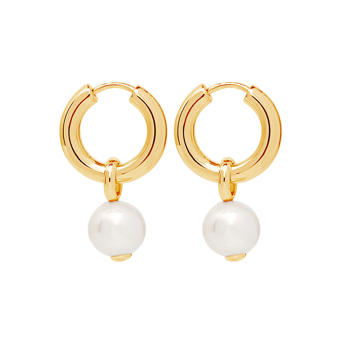 Ms Perla Yellow Gold Earring