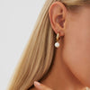 Ms Perla Yellow Gold Earring