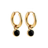 Heavenly Onyx Earring | Yellow Gold