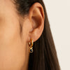 Heavenly Onyx Earring | Yellow Gold