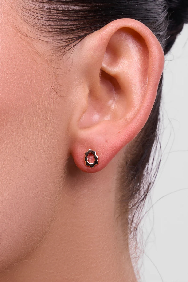 Petite Whimsy Rose Gold Earring