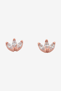 Petite Bud Rose Gold Earring