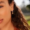 Nest Huggie Earring | Silver/Yellow Gold