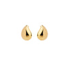 Sunshower Small Yellow Gold Stud Earring