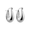 Cloudland Silver Hoop Earring