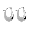 Cloudland Silver Hoop Earring