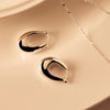 Cloudland Silver Hoop Earring