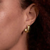 Elysium Yellow Gold Hoop Earring