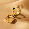 Elysium Yellow Gold Hoop Earring
