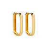 Elemental Yellow Gold Hoop Earring