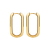 Elemental Yellow Gold Hoop Earring