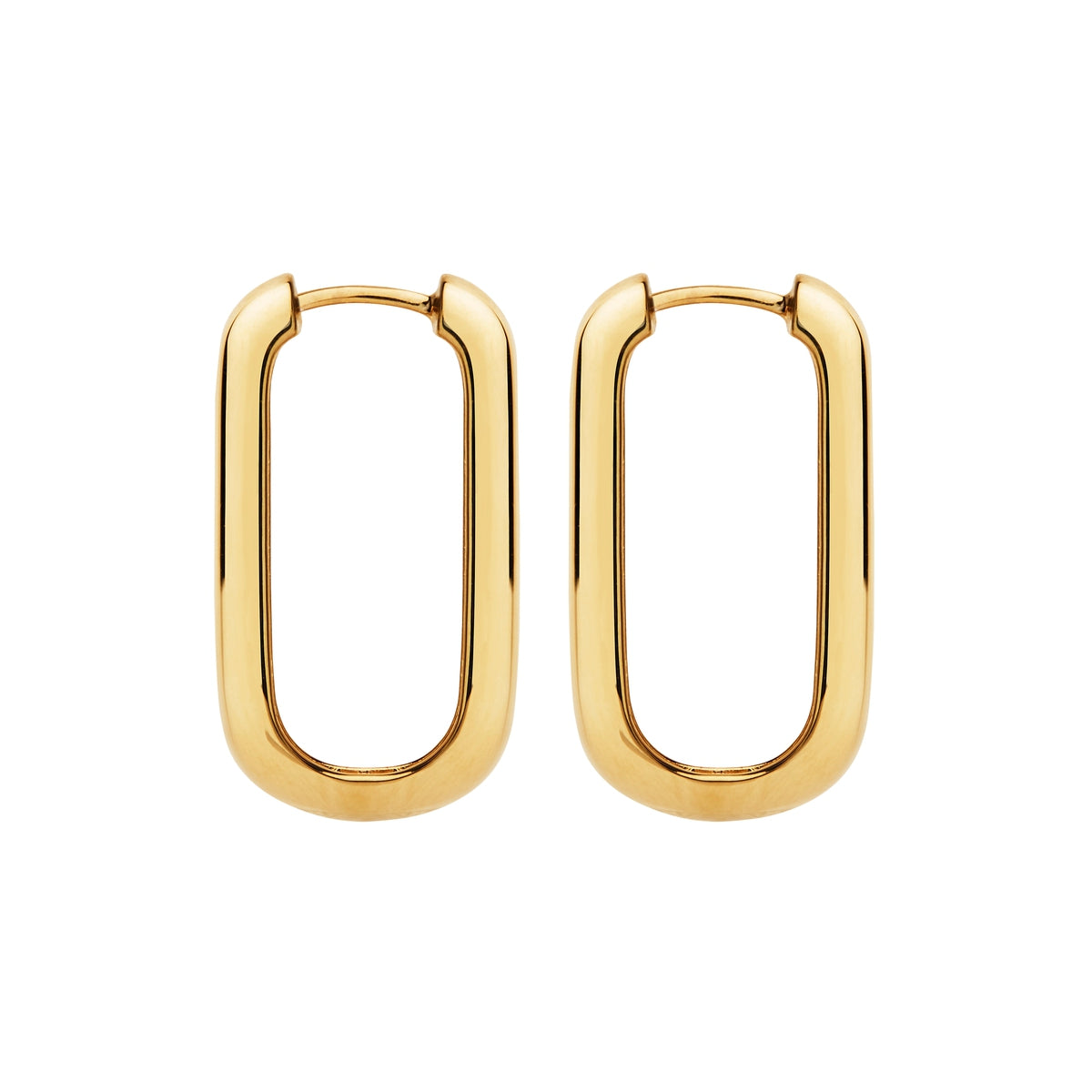 Elemental Yellow Gold Hoop Earring