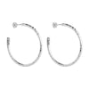 Moonglow 2.5x40mm Hoop Earring
