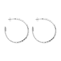 Moonglow 2.5x40mm Hoop Earring