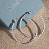 Moonglow 2.5x40mm Hoop Earring