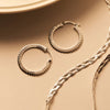 Radiance Hoop Earrings | Sterling Silver