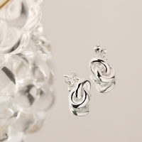 Embrace Stud Earring | Sterling Silver