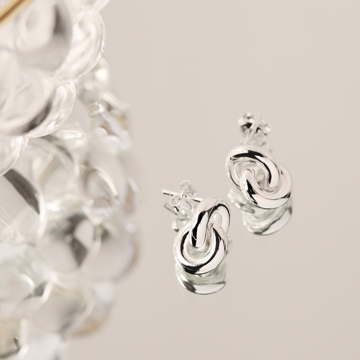 Embrace Stud Earring | Sterling Silver