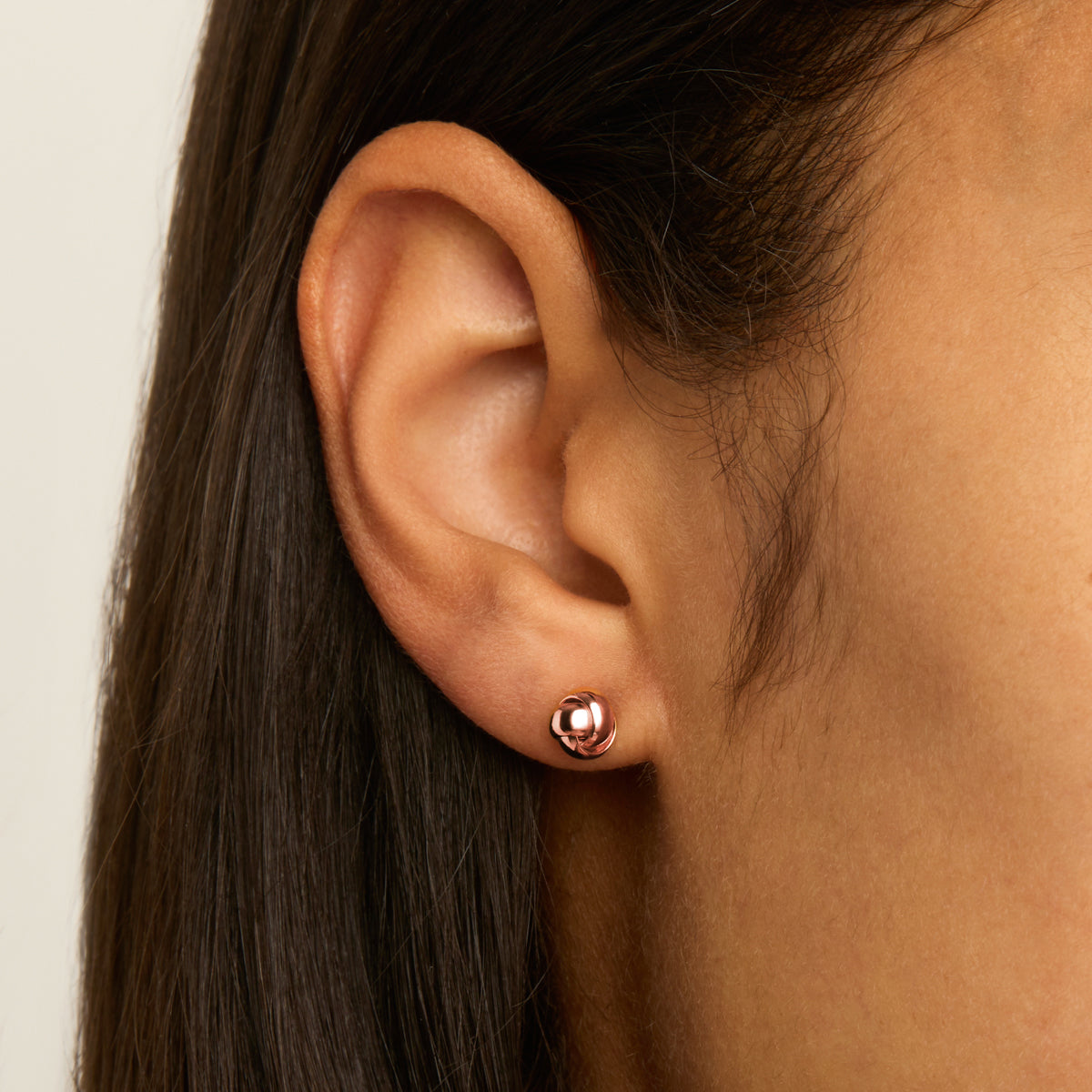 Floret Stud Earrings | Rose Gold