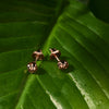 Floret Stud Earrings | Rose Gold