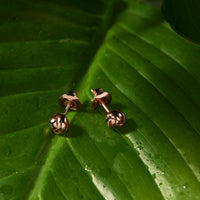 Floret Stud Earrings | Rose Gold