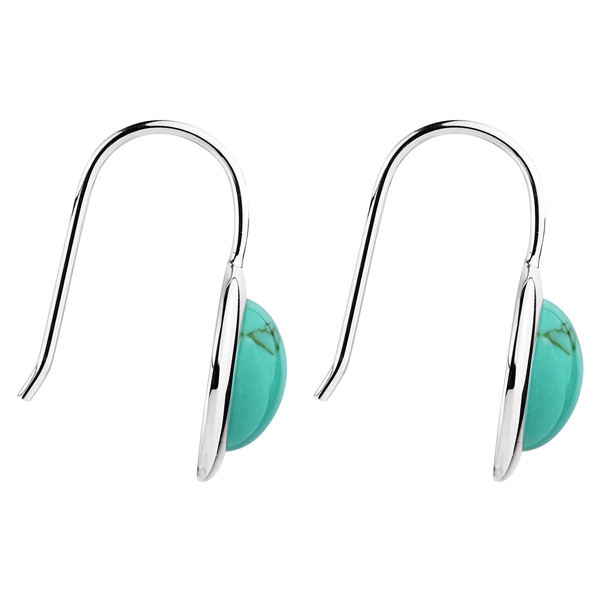 Husk Turquoise Drop Earring