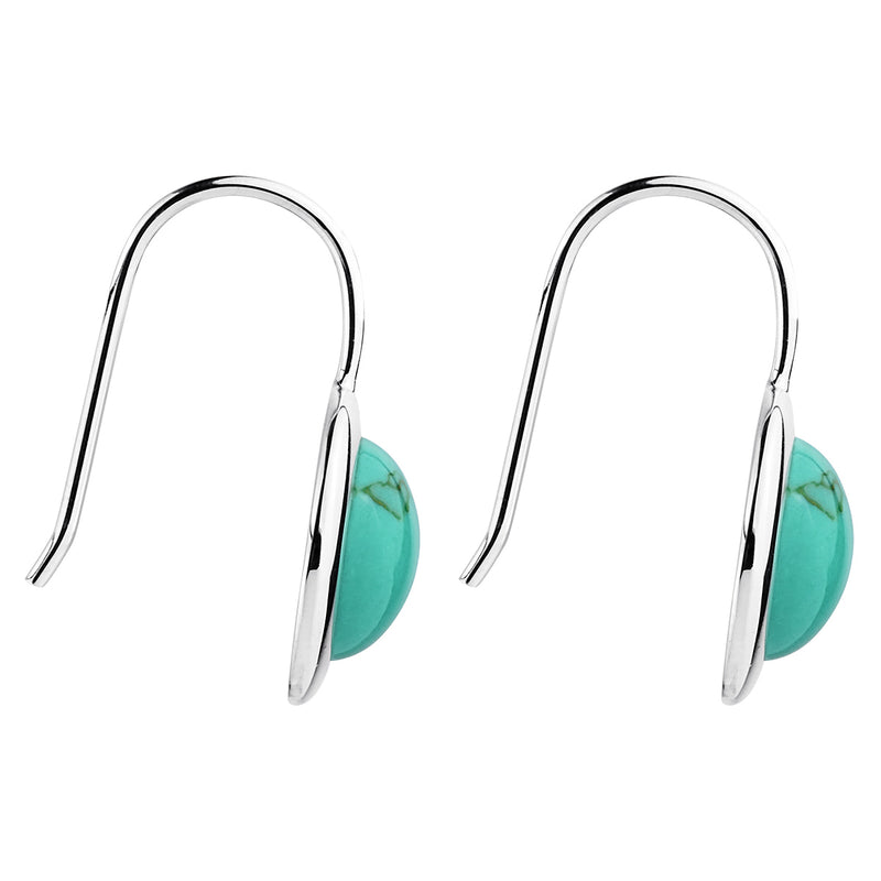 Husk Turquoise Drop Earring