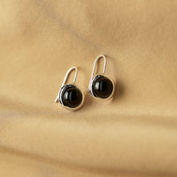 Husk Onyx Drop Earring