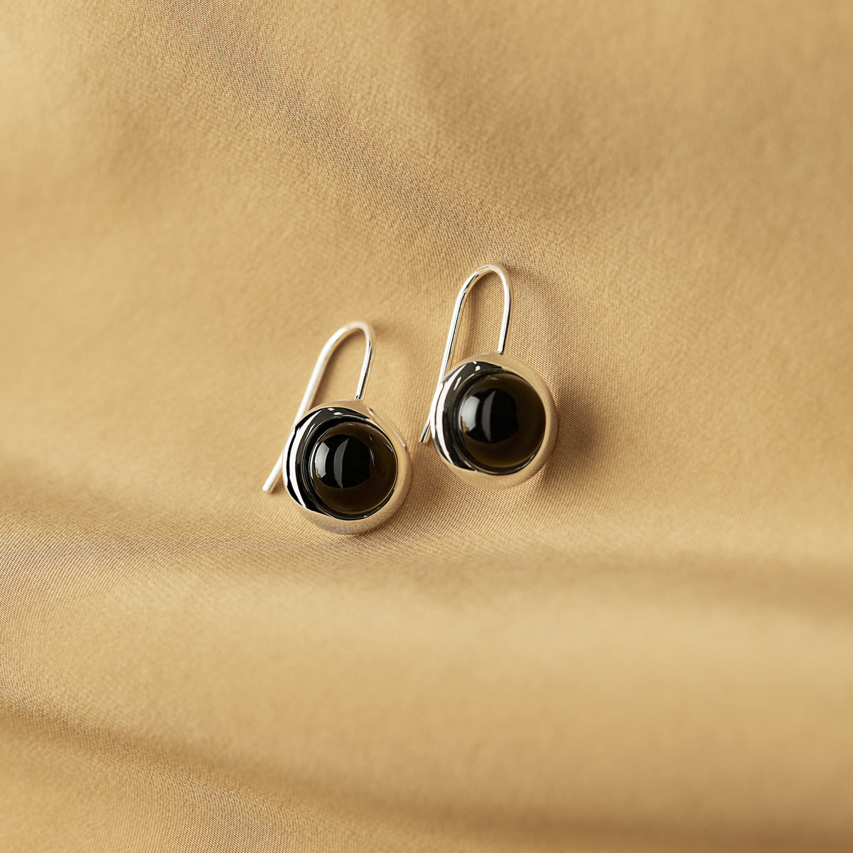 Husk Onyx Drop Earring